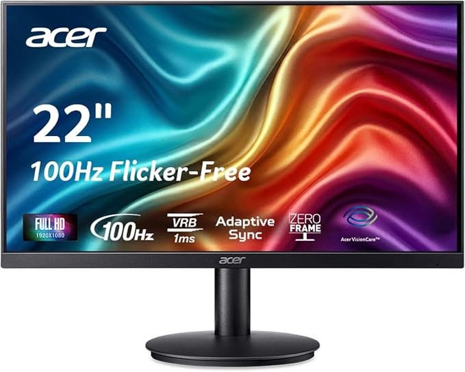 Acer 21.5in FHD 1920×1080 100Hz Office Monitor KB220Q H2bi Acer 21.5in FHD 1920×1080 100Hz Office Monitor KB220Q H2bi