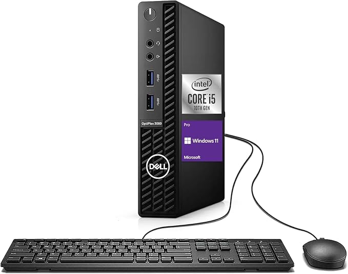 Dell OptiPlex 3080 Micro PC | Intel Core i5-10500T | 16GB RAM | 512GB SSD | Windows 11 Pro | Wi-Fi+ BT | Mini Desktop Computer (Renewed) (16GB RAM + 512GB SSD) Dell OptiPlex 3080 Micro PC | Intel Core i5-10500T | 16GB RAM | 512GB SSD | Windows 11 Pro | Wi-Fi+ BT | Mini Desktop Computer (Renewed) (16GB RAM + 512GB SSD)